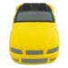Carro amarillo antiestréss Portacelular